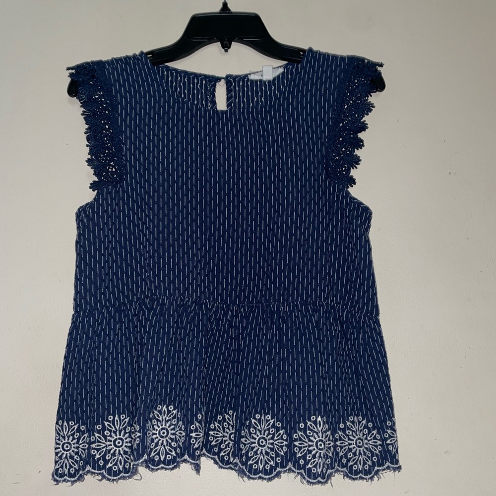 💕Mine Navy babydoll top💕